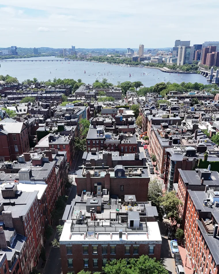 Down the street to the Charles, Beacon Hill